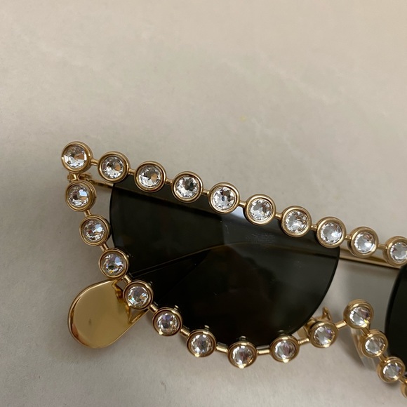Gucci cat eye crystal sunglasses main image 14